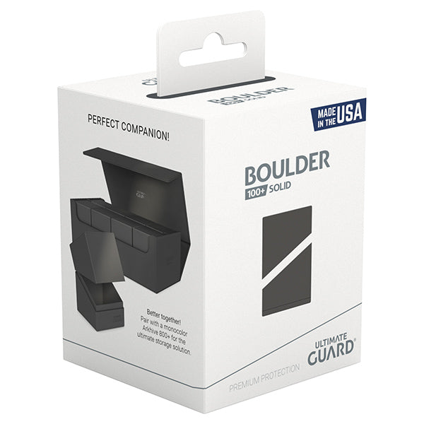 Ultimate Guard - Deck Case - Boulder 100+ Solid Grey