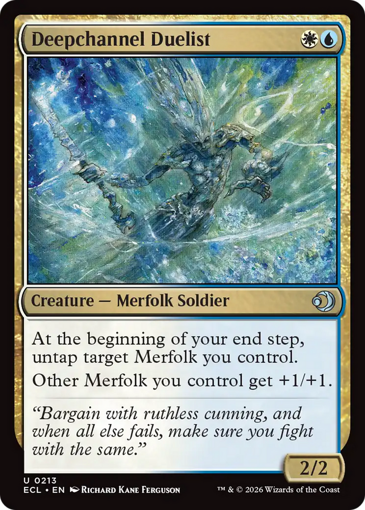 Deepchannel Duelist [Lorwyn Eclipsed]