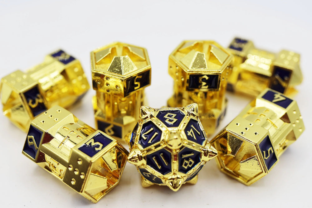 DICE 51: COBALT COSMOS - METAL CCG DICE SET