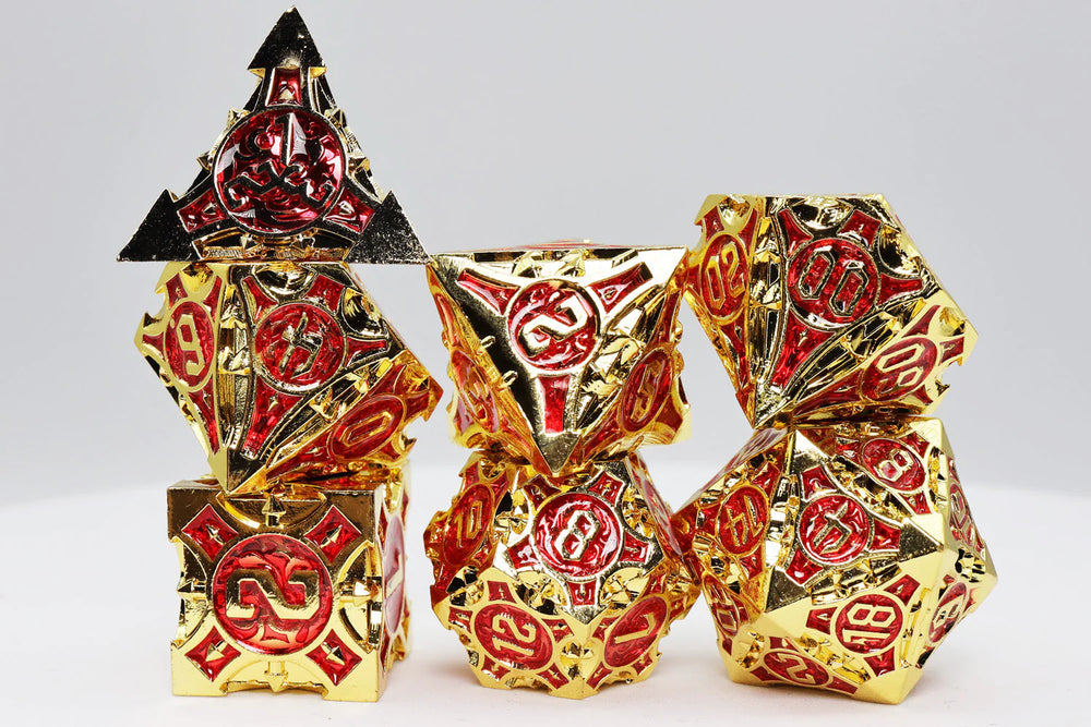 QUIVER OF ARROWS: ROYAL RUBY ARROW - METAL RPG DICE SET