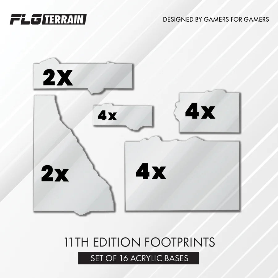 FLG Terrain: 11th Acrylic Terrain Bases