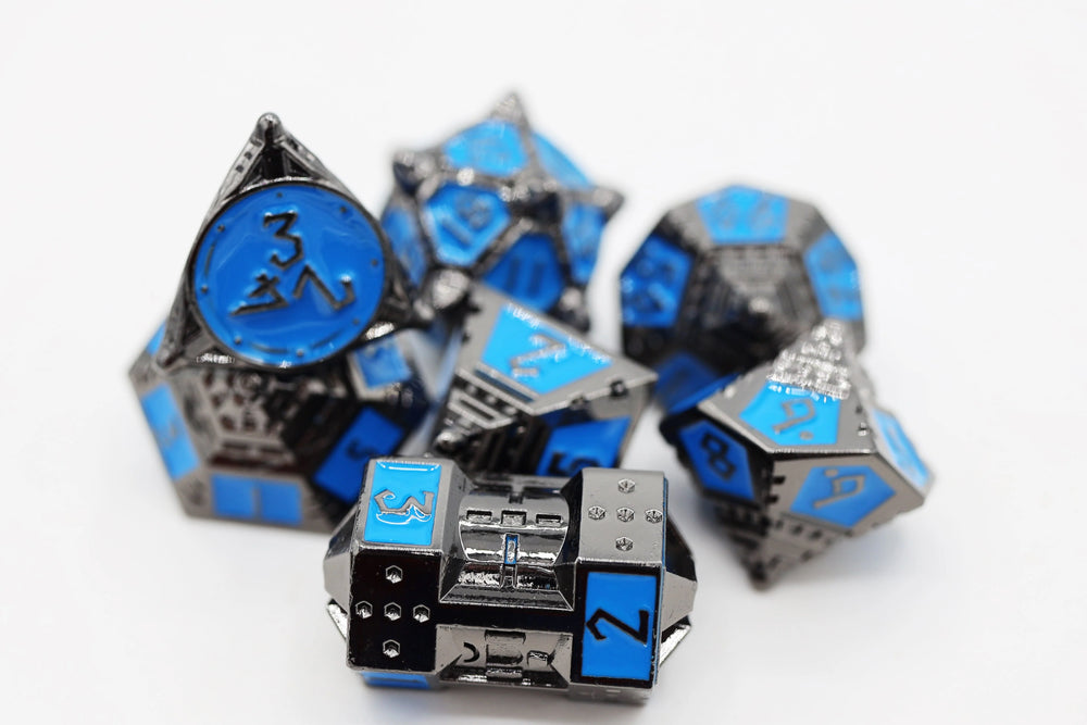 DICE 51: KEPLER-452B - METAL RPG DICE SET