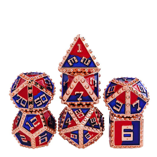 BRIGANDINE ARMOR: PAGE - METAL RPG DICE SET