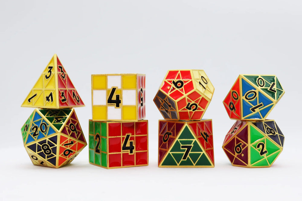 Puzzle Cube: Gold Metal Dice