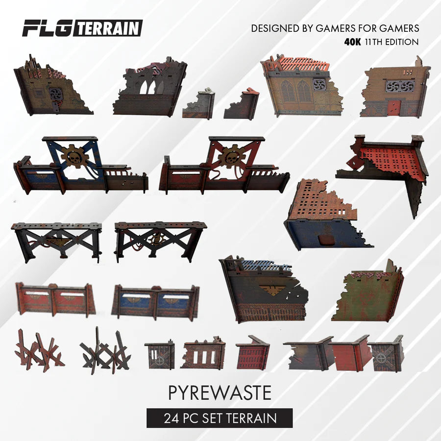 FLG Full Color Terrain: Pyrewaste - 11th Edition