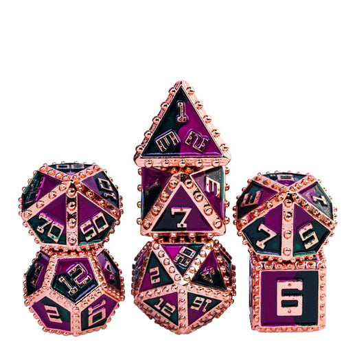 BRIGANDINE ARMOR: QUEEN - METAL RPG DICE SET
