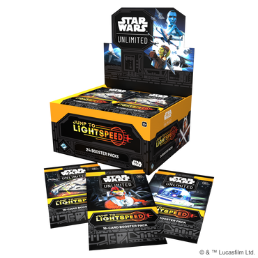 Star Wars Unlimited - Jump to Lightspeed Booster Display