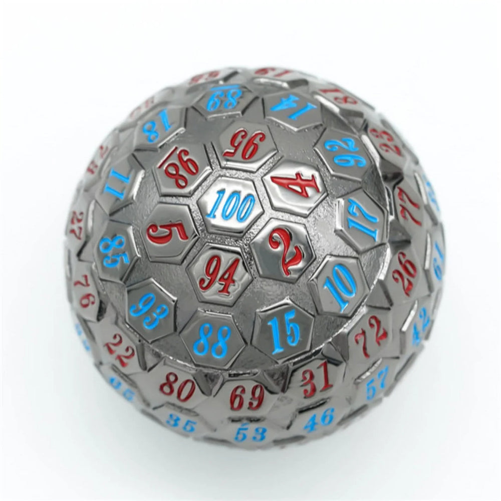 45MM METAL D100 - BLACK METAL WITH RED & BLUE