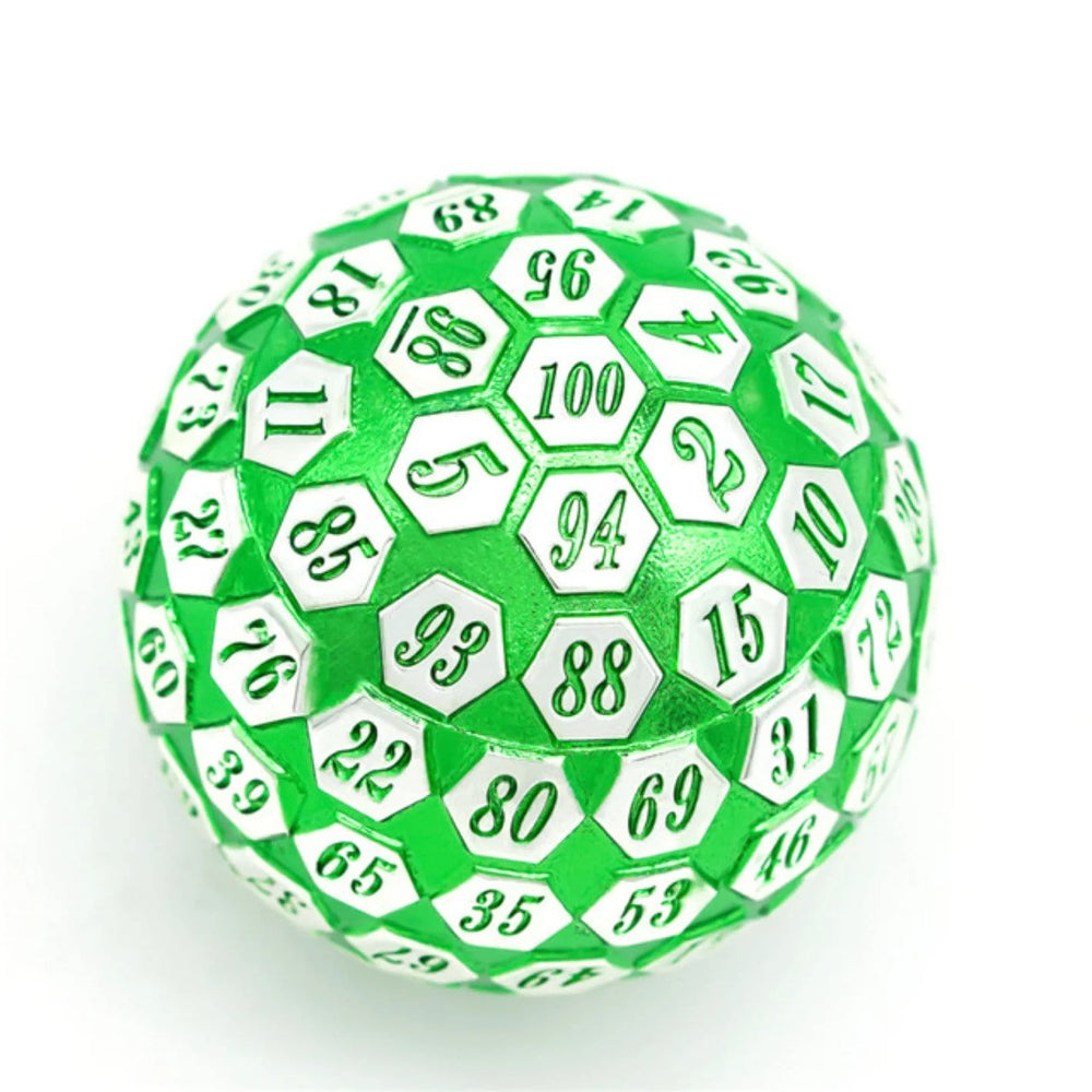 45MM METAL D100 - GREEN & SILVER