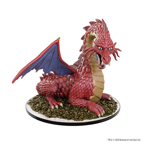 D&D Icons of the Realms: Set 31- 50th Anniversary- Classic Red Dragon- Boxed Miniature