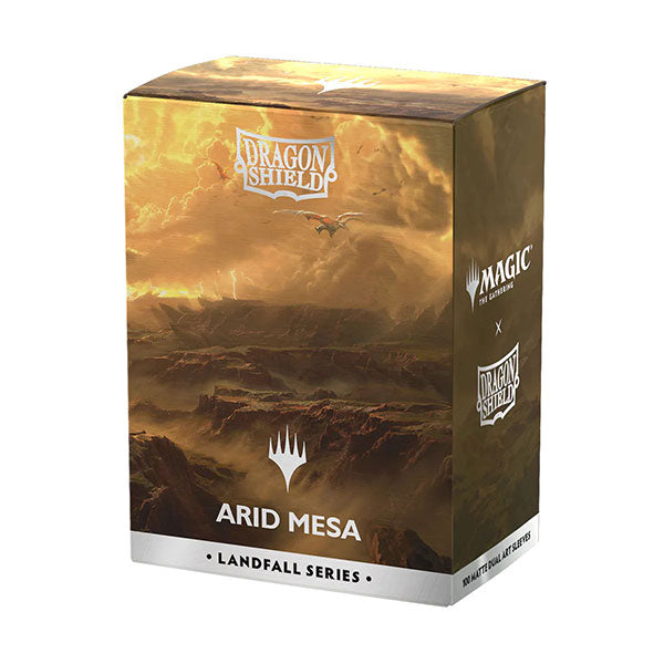 Dragon Shield Sleeves: Standard DUAL- Matte 'MTG Landfall Series- Arid Mesa' Art (100 ct.)