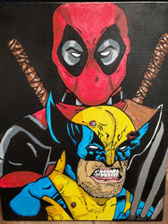 Deadpool & Wolverine Painting