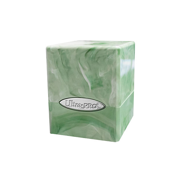 Ultra Pro - Satin Cube 100+ - Marble Lime Green/White