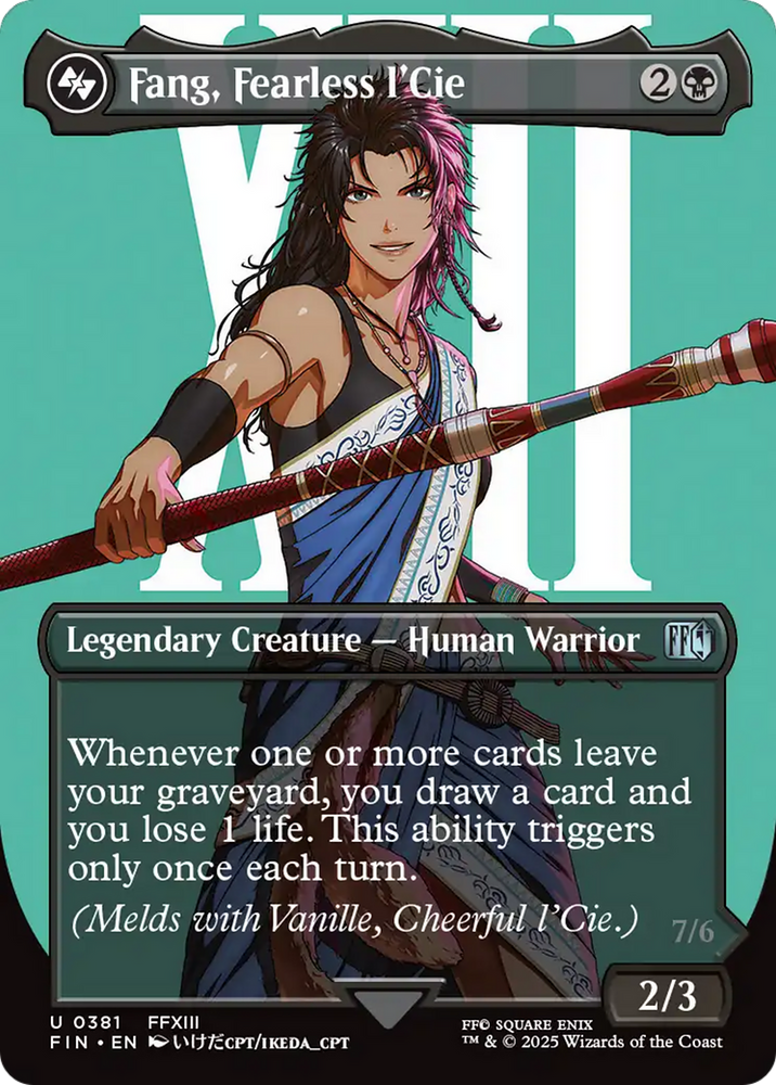 Fang, Fearless l'Cie (Borderless) [FINAL FANTASY]