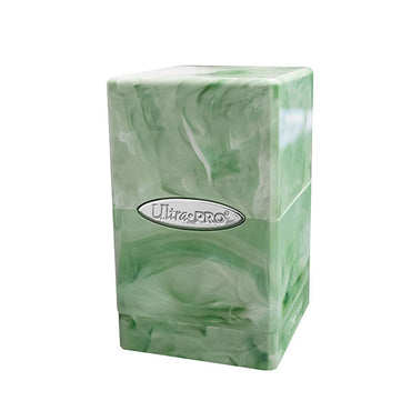 Ultra Pro - Satin Tower 100+ - Marble Lime Green/White