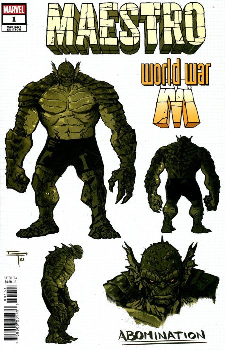 Maestro World War M #1 (Of 5) Peralta Design Variant