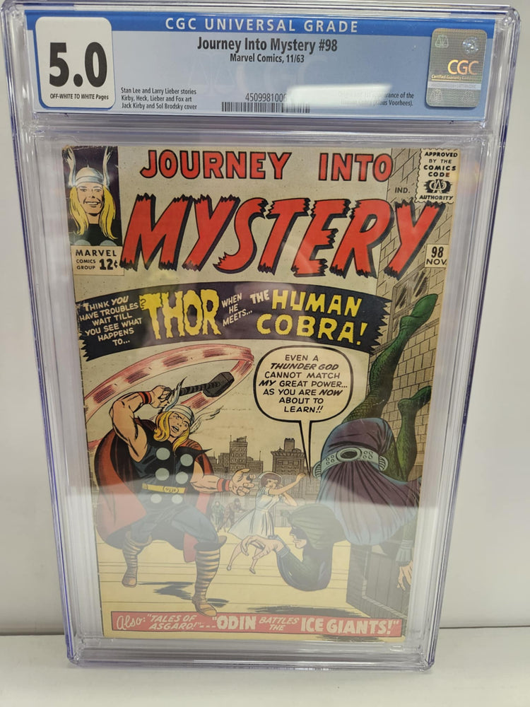 Journey Into Mystery #98 CGC 5.0