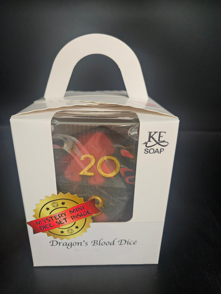 Big D20 Soap Dice: Dragon's Blood
