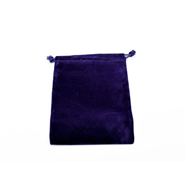 Velour Dice Pouch Blue (SM)