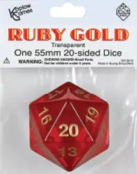 Koplow Ruby d20 55MM Spin Down Die