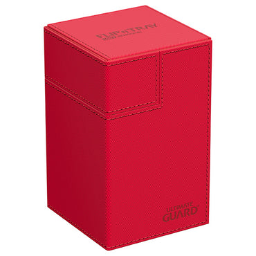 Deck Case: Flip´n´Tray 100+ Standard Size Monocolor - Red