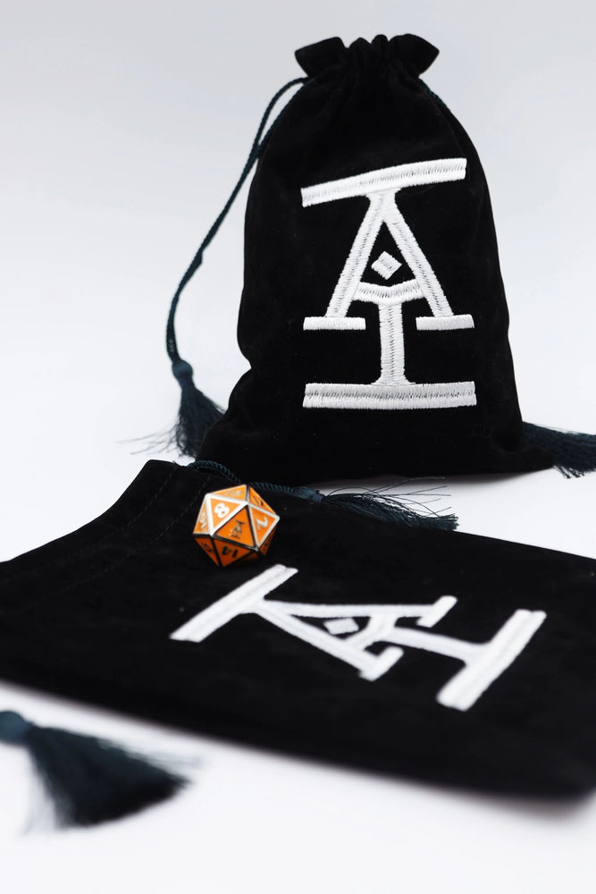 ACQUISITIONS INC LOGO DICE BAG - BLACK