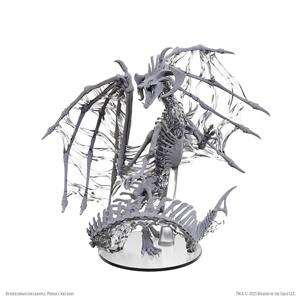 D&D Nolzur's Marvelous Miniatures: Unpainted Minis- Black Dracolich