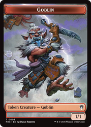 Zombie Army // Goblin Double-Sided Token [Reality Fracture Commander Tokens]