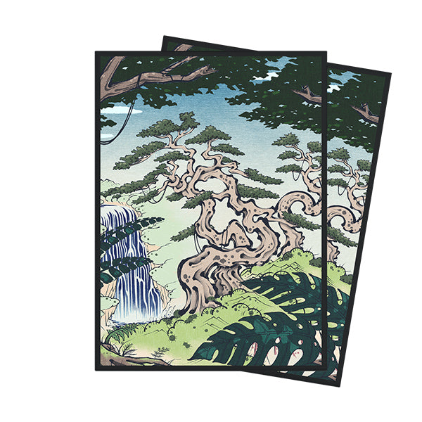 Card Sleeves: Standard- Matte Art- Ukiyo-e- Verdant Sanctuary (100 ct)