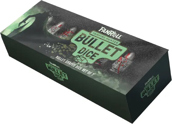 FanRoll 7 Dice Set Resin Bullet- Vampire Hunter
