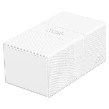 Deck Case: Twin Flip´n´Tray 200+ Standard Size Monocolor - White