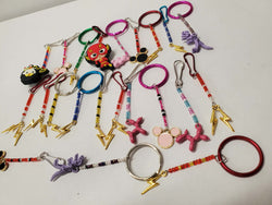 Assorted Keychains (Seed Bead)