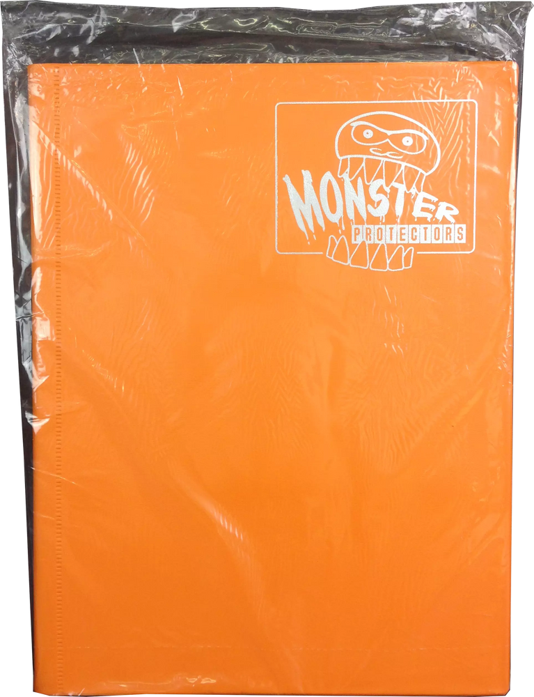 Monster 9 Pocket Binder orange matte