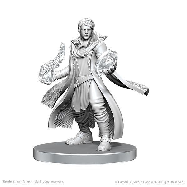 Critical Role Unpainted Miniatures: Wave 26- Beauregard Lionett & Caleb Widogast