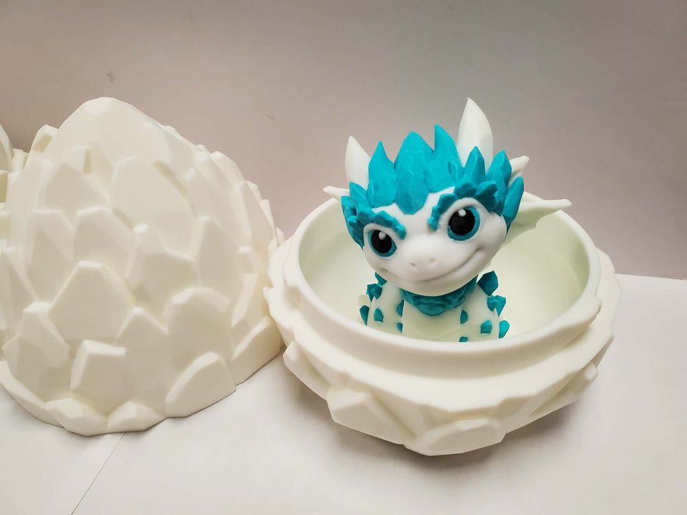 Ice Dragon with egg