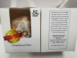 Big D20 Soap Dice Sandalwood
