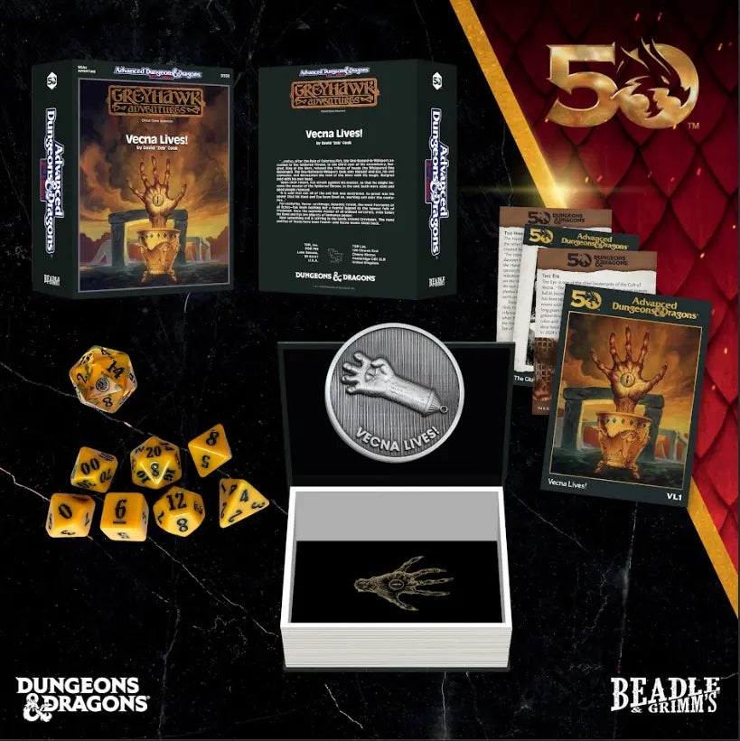 Beadle and Grimm's Dungeons & Dragons Classic Module Dice Collection - Vecna Lives