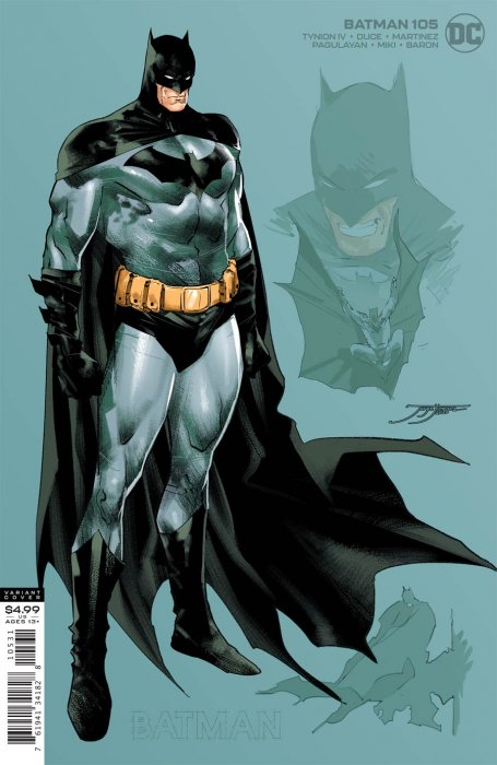 Batman #105 1 in 25 Jorge Jimenez Card Stock Variant