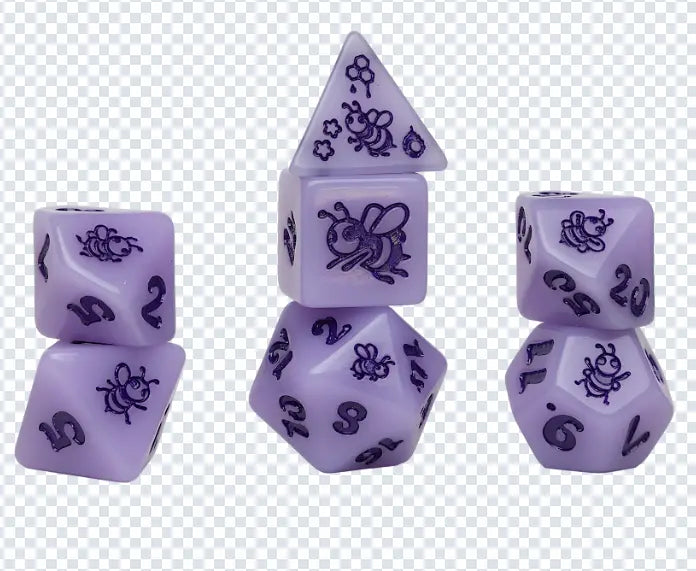 Sirius Dice 7 Dice Set Animals - Royal Nectar