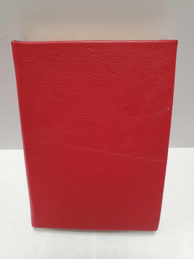 Red Leather Notebook
