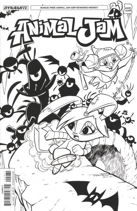 Animal Jam #2 Cover C Coloring Book Cover