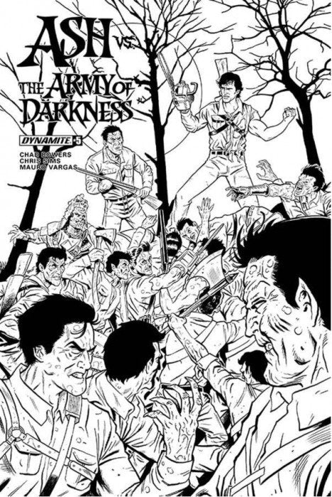 Ash vs Aod #5 (Of 5) Cover E 20 Copy Schoonover Black & White Variant Edition