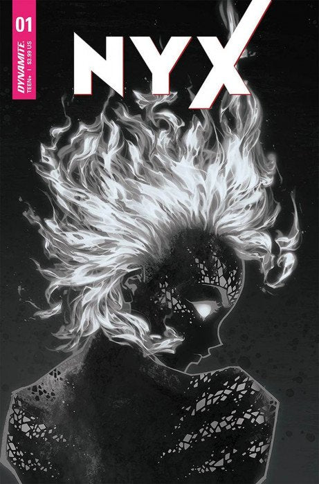 NYX #1 Cover F 10 Copy Variant Edition Besch Black & White