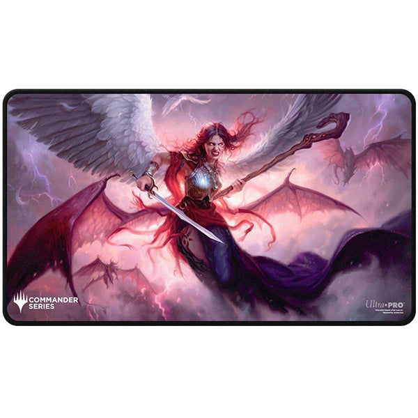 Playmat: MTG Black Stitched- Commander Series 5- Kaalia of the Vast