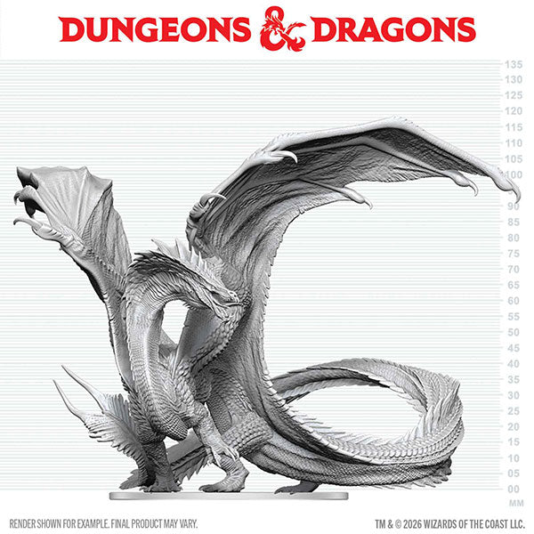 D&D Unpainted Miniatures - Adult Green Dragon Deceiver