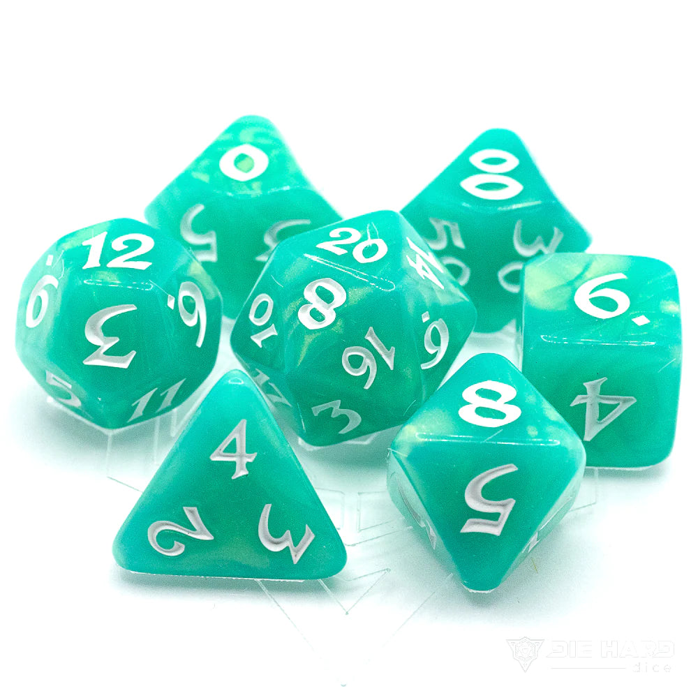 7pc RPG Set - Elessia - Shady Vale with White