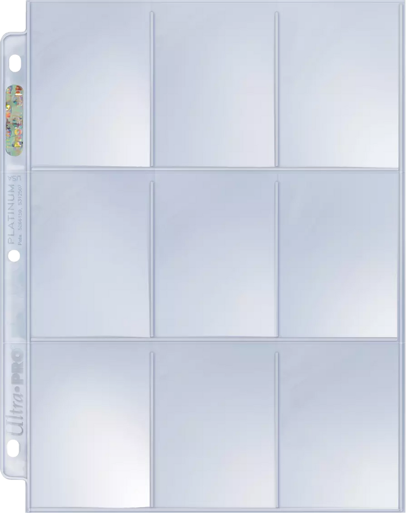 Ultra PRO 9 Pocket Pages(100 Ct Box)
