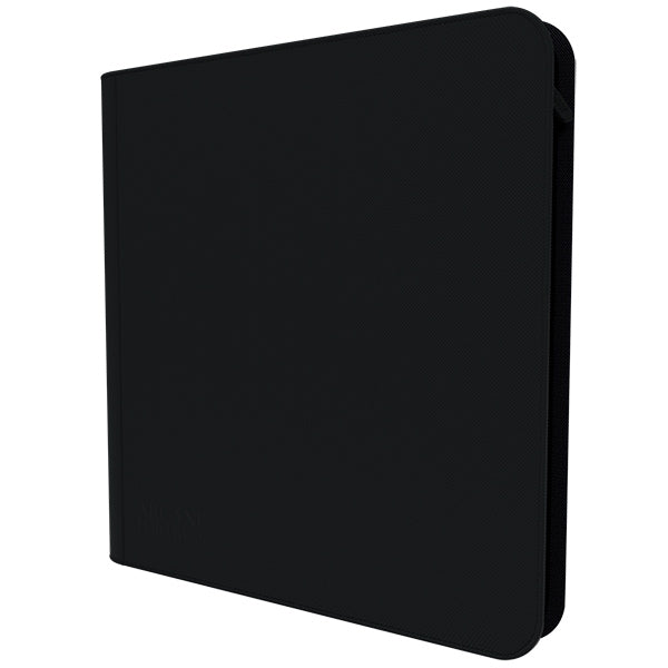 Binder: 12-Pocket Zippered- Solid Color- Black
