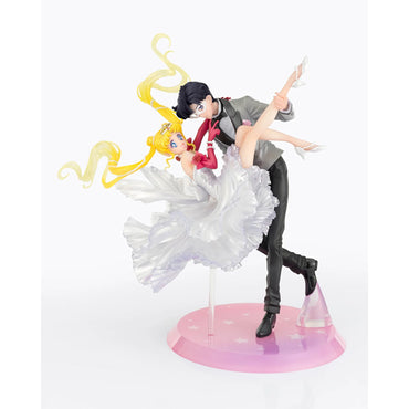 Sailor Moon Figure: Tamashii Nations Figuarts Zero Chouette- Usagi & Tuxedo Mask [Moonlight Glow Edition]