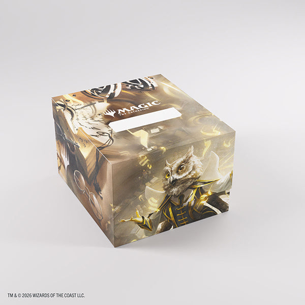 Deckbox: MTG Soft Crate 100+ XL- Secrets of Strixhaven- Stirring Hopesinger/Inkling Token
